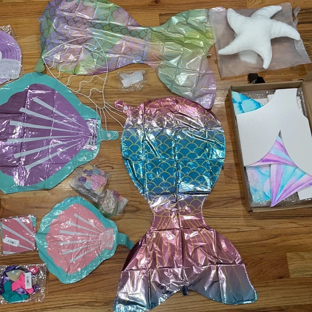 NEW Mermaid Party Decoration New/ Used
